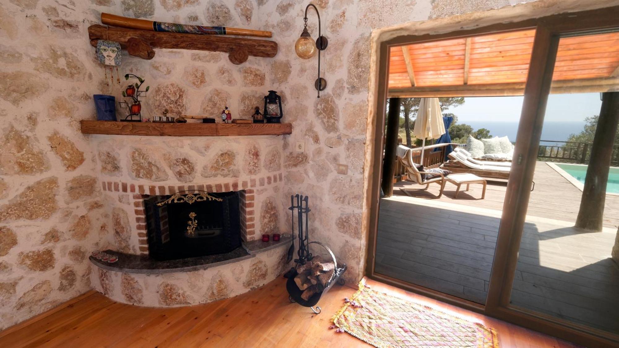 パタラ Likya House - Deniz Ve Doga Manzarali, Havuzluヴィラ エクステリア 写真